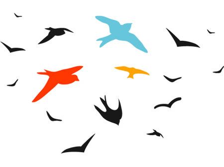 Bird graphic, Icons and Graphics