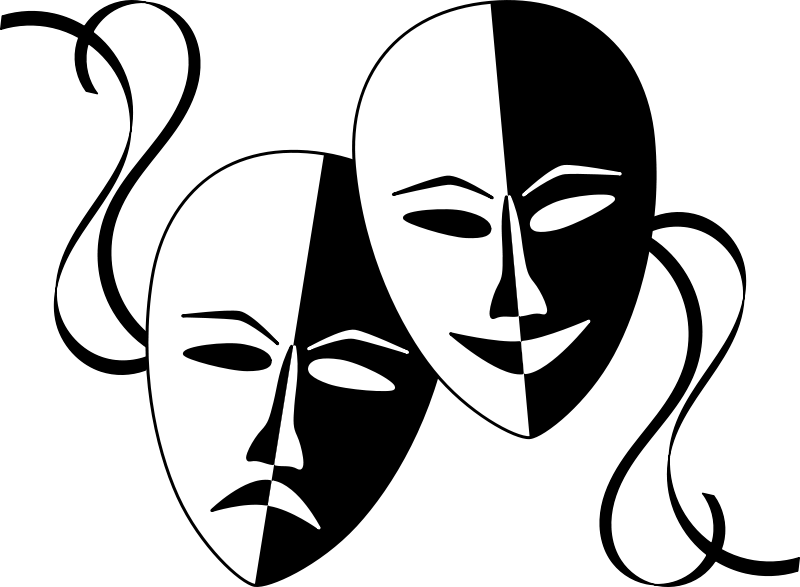 Free Clipart: Theatre Masks | People