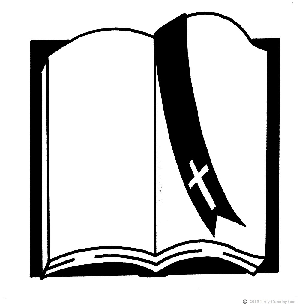 bible clipart free black and white - photo #7