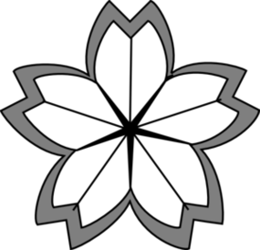 Black And White Sakura Flowers Clipart - Free to use Clip Art Resource