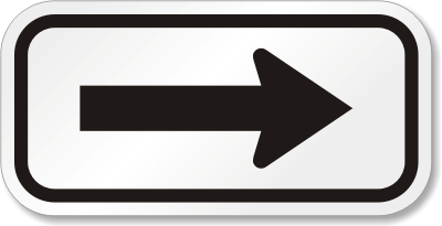 Arrow Signs and Directional Parking Signs at Low Prices