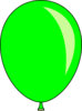 Balloon Green - vector clip art online, royalty free & public domain