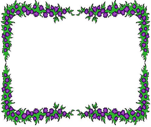 41+ Flower Vine Border Clipart