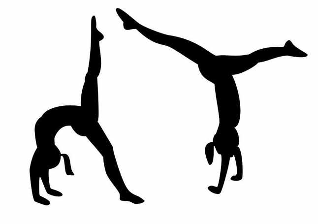 Free clipart gymnastics