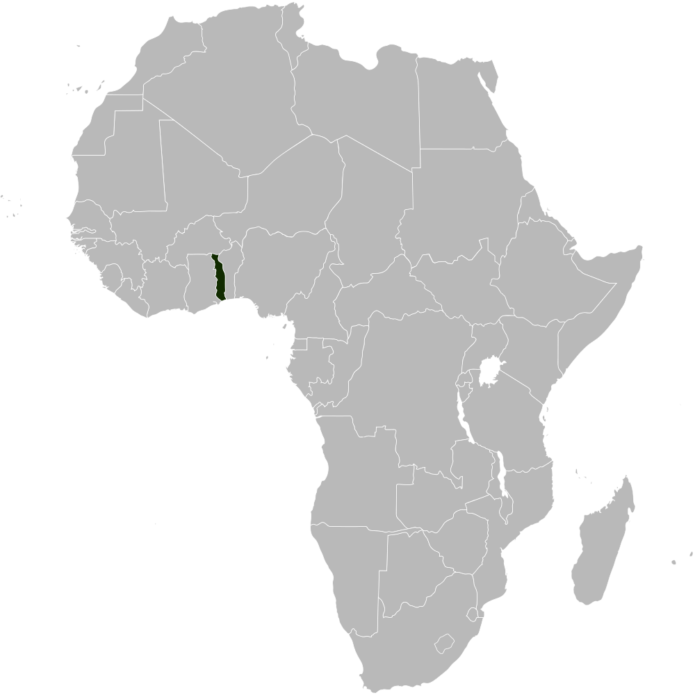 File:Locator map of Togo in Africa.svg