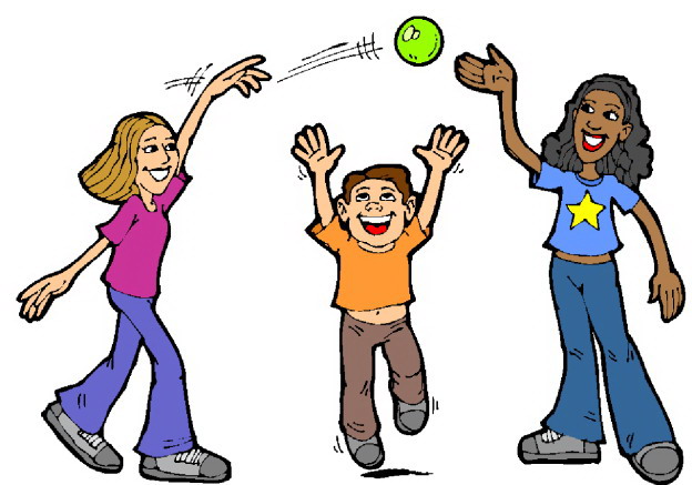 Students Playing Clipart