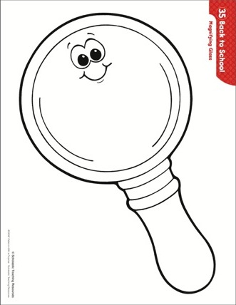 Magnifying Glass (Pattern & Activities)} - Printables