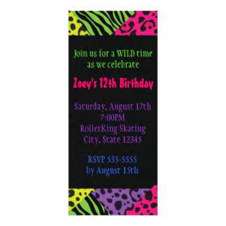 Animal Print Invitations & Announcements | Zazzle