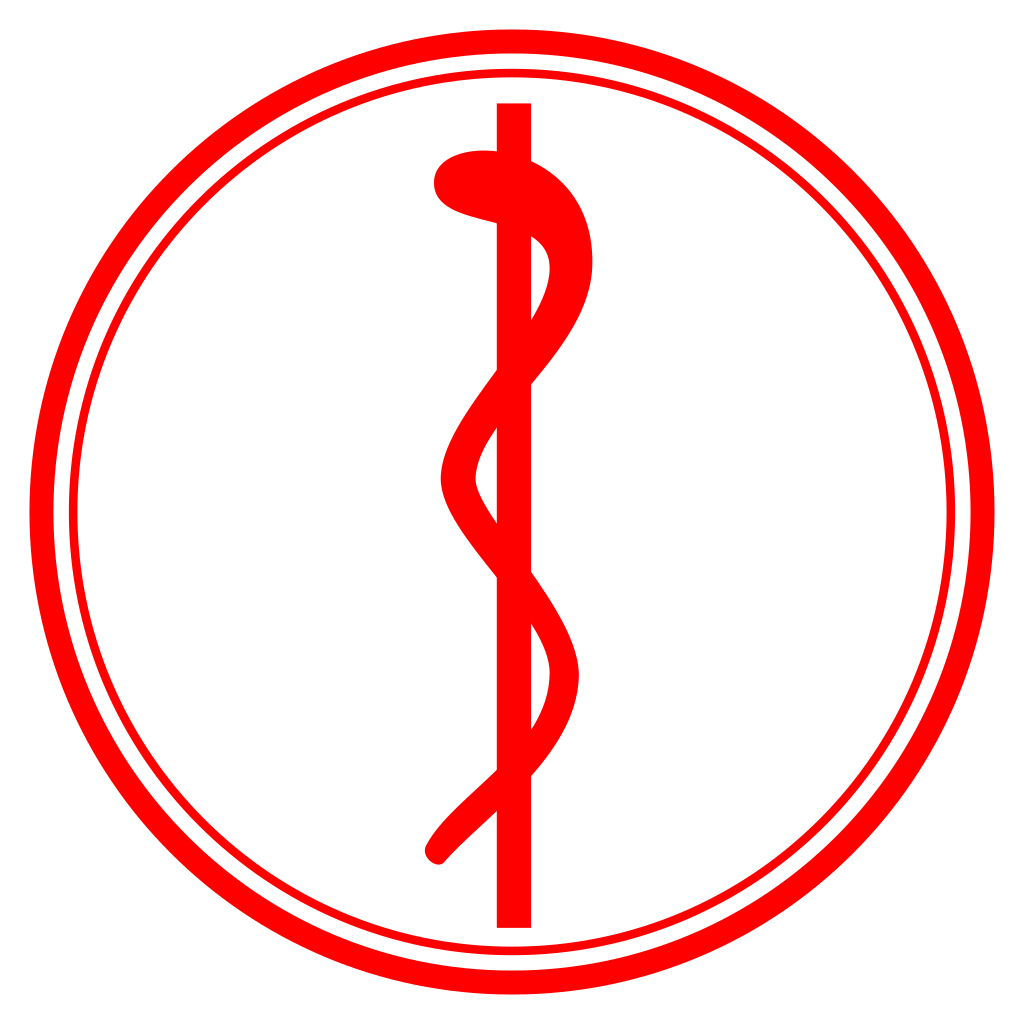 File:Encircled Rod of Asclepius.svg