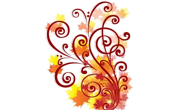 Autumn Swirl Vector Open Stock Graphics And Clipart - Free to use ...