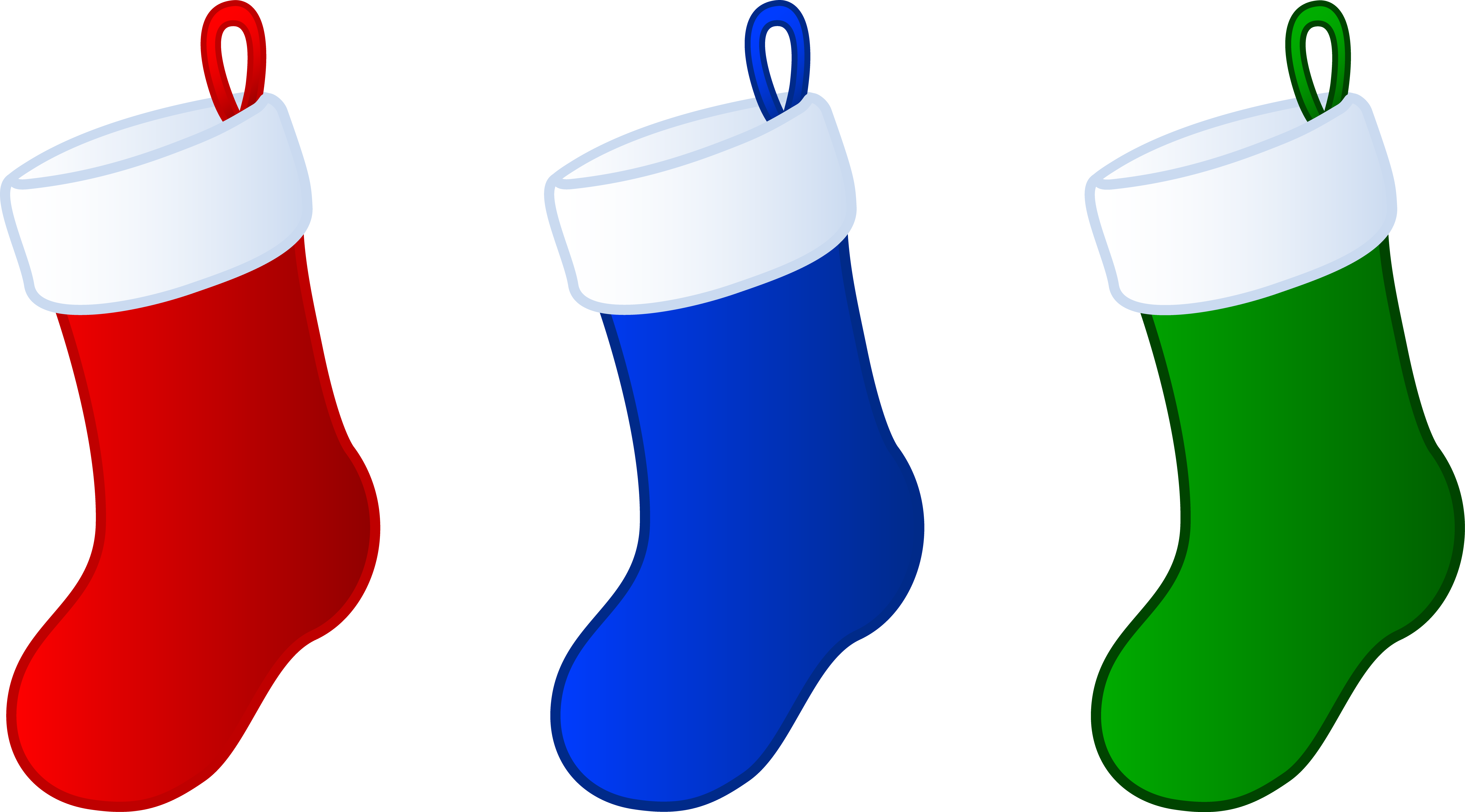 Free clipart christmas stockings