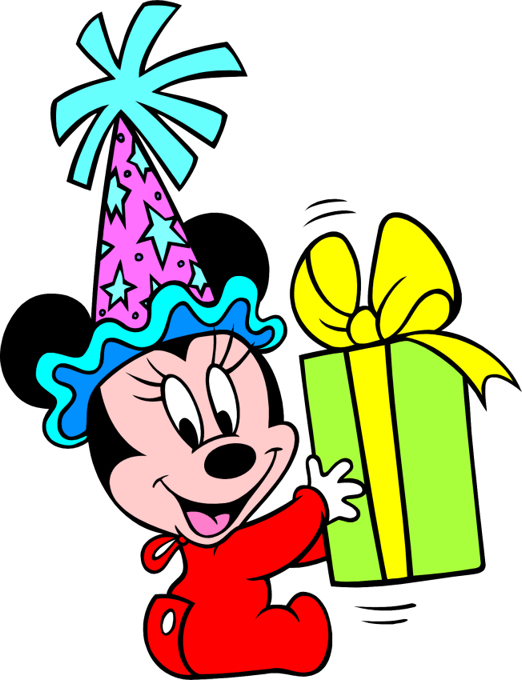 Mickey And Minnie Birthday Clipart