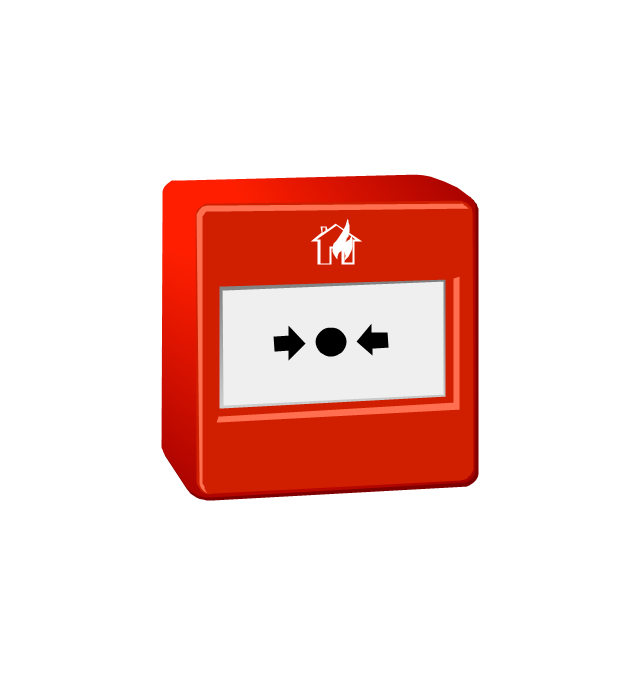 Fire safety equipment - Vector stencils library | Safety and ...