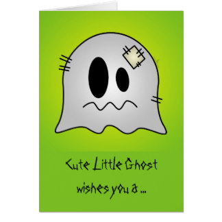 Cute Little Ghosts Cards | Zazzle