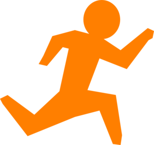 Clipart running man