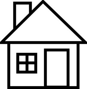 House outline free clipart