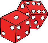 Rolling Dice Clipart - Free Clipart Images