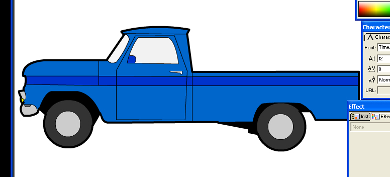 old pickup truck clipart