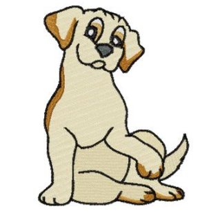 Yellow Lab Clipart