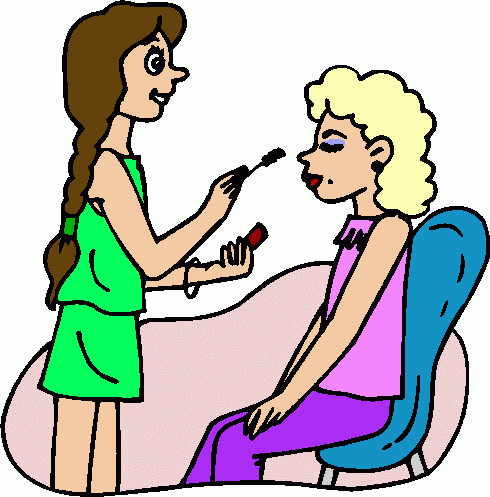 Image of Beautician Clipart #4351, Beauty Clip Art - Clipartoons