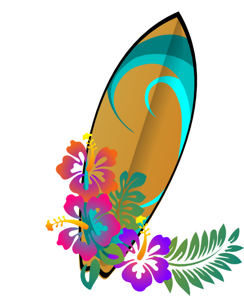 Tabla Surf Clip Art - vector clip art online, royalty ...