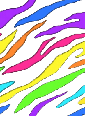PSD Detail | Colorful Zebra Stripes | Official PSDs - ClipArt Best ...