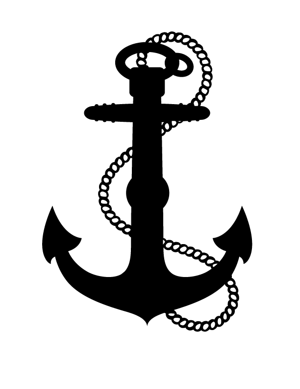 Anchor Silhouette Cutter File