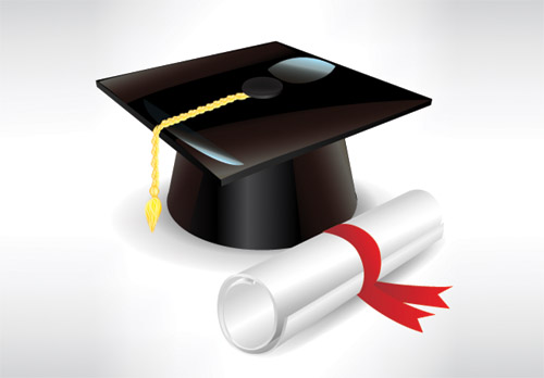 Graduation Cap And Diploma - ClipArt Best