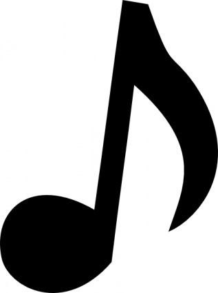 Musical Note 2 clip art vector, free vector images
