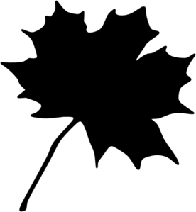 Black Leaf clip art - vector clip art online, royalty free ...