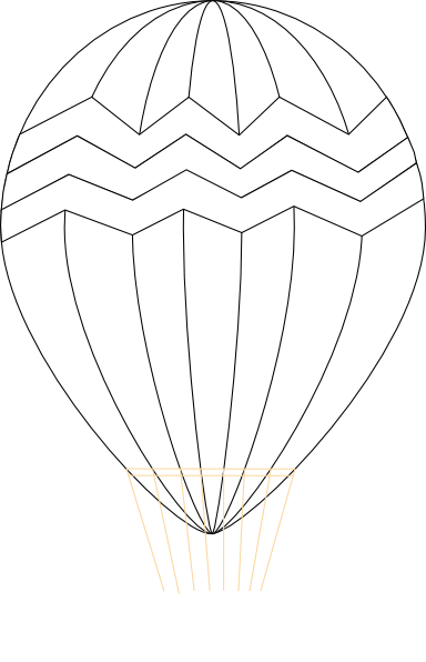 Hot Air Balloon clip art - vector clip art online, royalty free ...