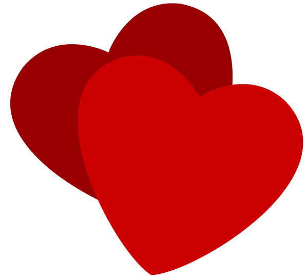 Hearts of Love - Free Clip Art