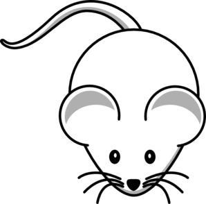 White Mouse Clip Art - vector clip art online ...