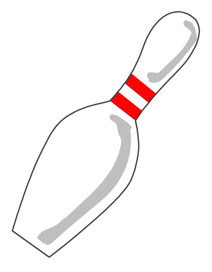 Printable Bowling Pin Template ClipArt Best