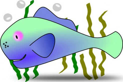 Fish In The Sea Clip Art | Free Vector Download - Graphics,