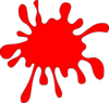 Blood Red - vector clip art online, royalty free & public domain