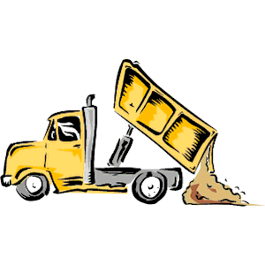 Clipart dump trucks with santa