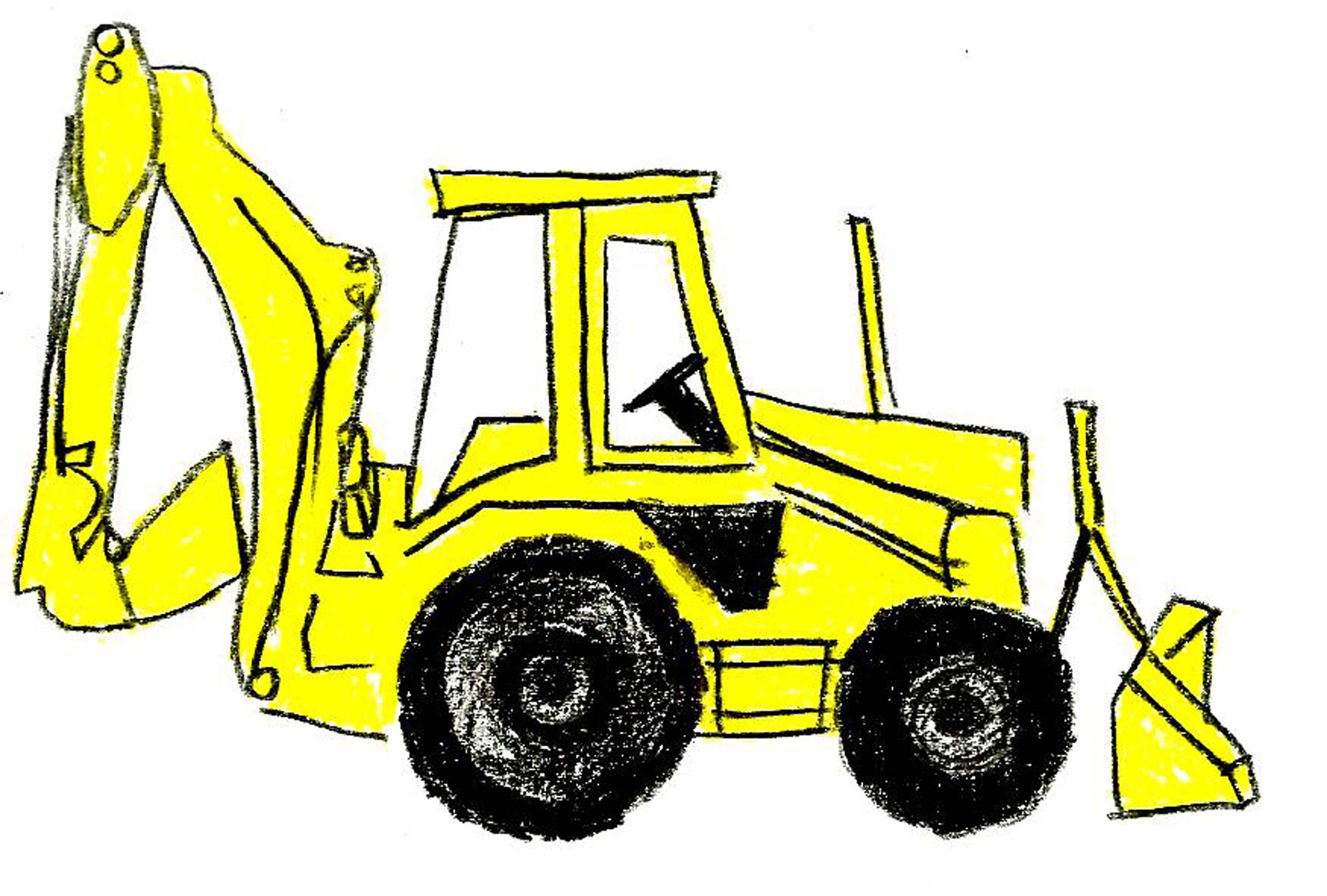 Image of Backhoe Clipart #3777, Backhoe Vector Clipart Free Clip ...