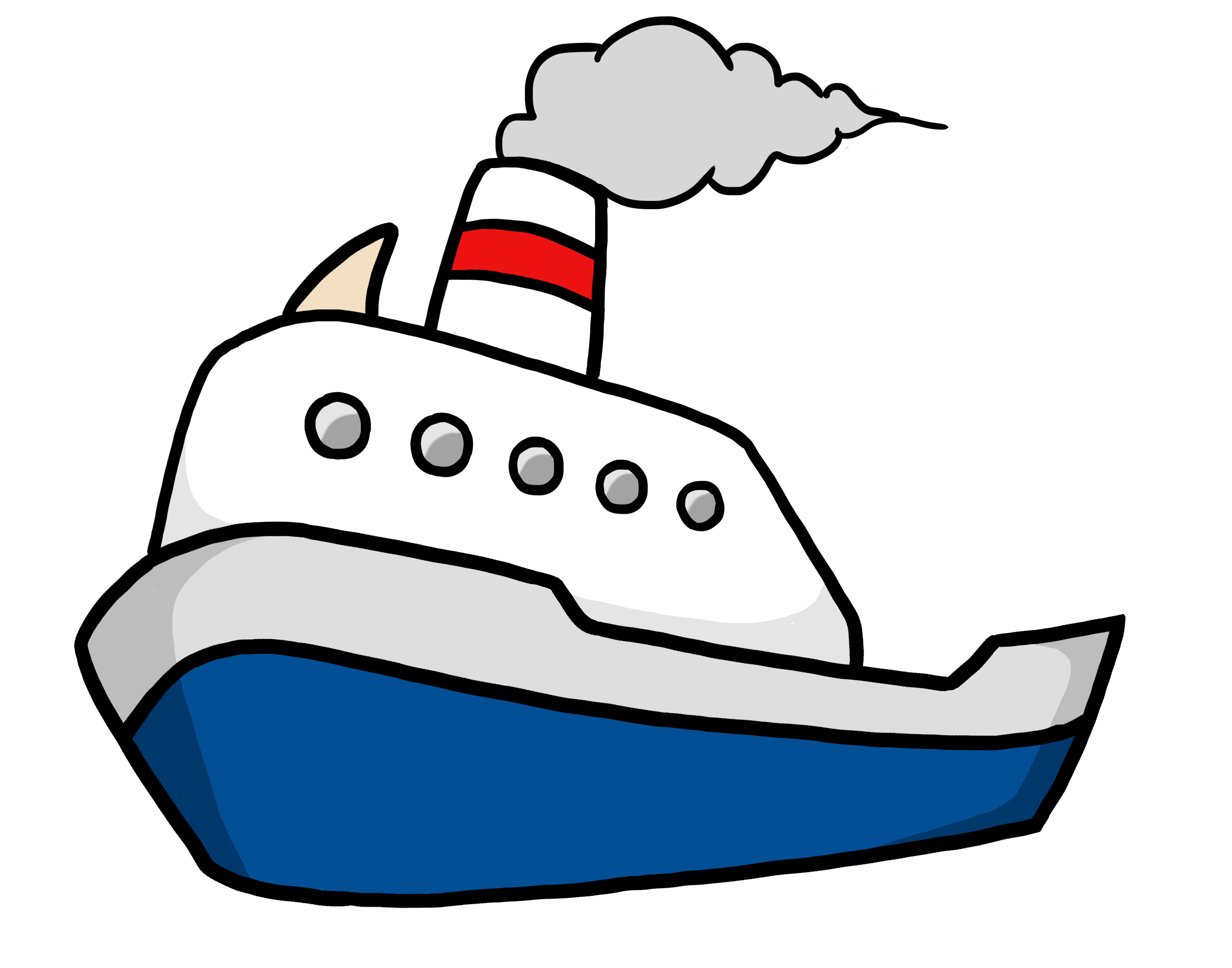 Clipart boats cartoons