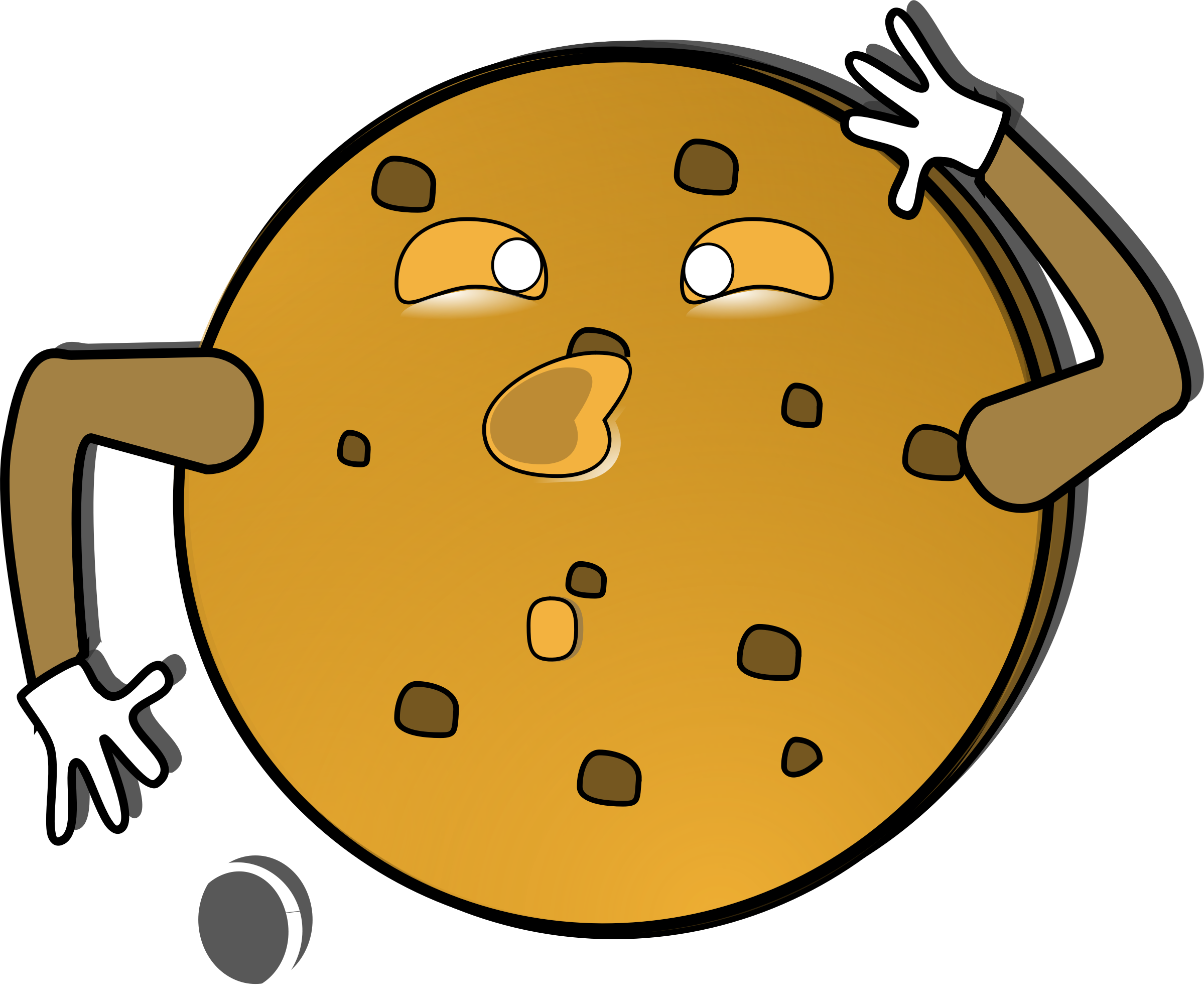 Clipart - crazy cookie dave pena 01