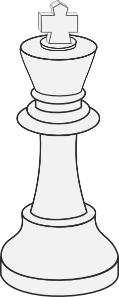 White King Chess clip art Free Vector / 4Vector