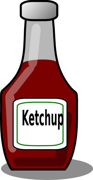 Ketchup Bottle Clip Art - vector clip art online ...