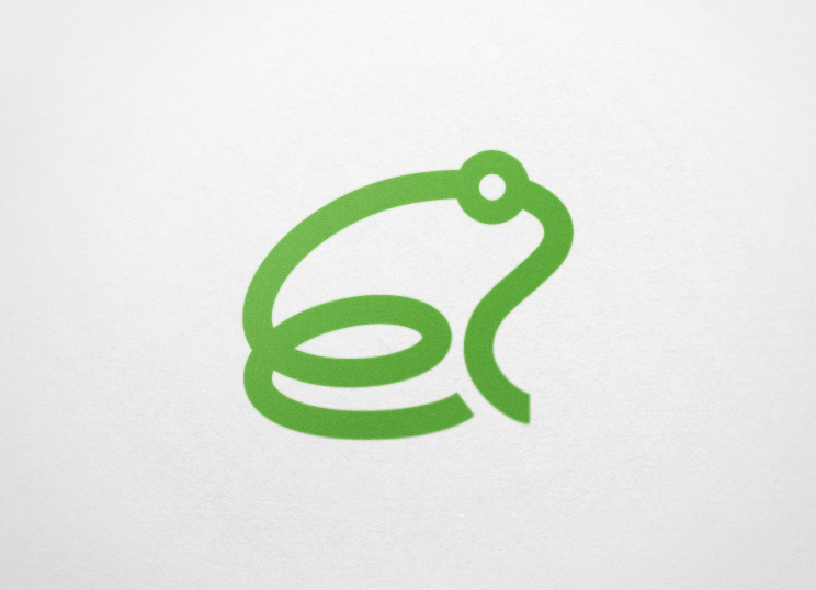 Frog Logo | Frogs, Logo design and Logo