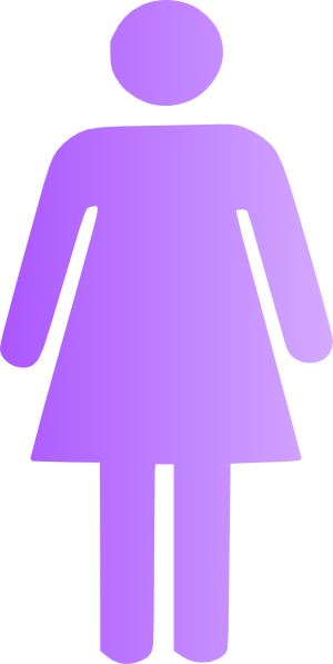 Woman Icon Purple Clip Art - vector clip art online ...