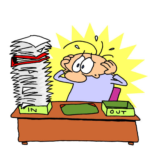 Cartoon Pictures Of Stressed People | Free Download Clip Art ...