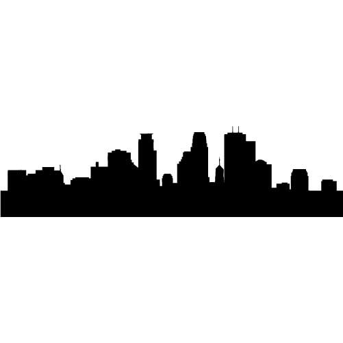 Minneapolis Skyline Outline