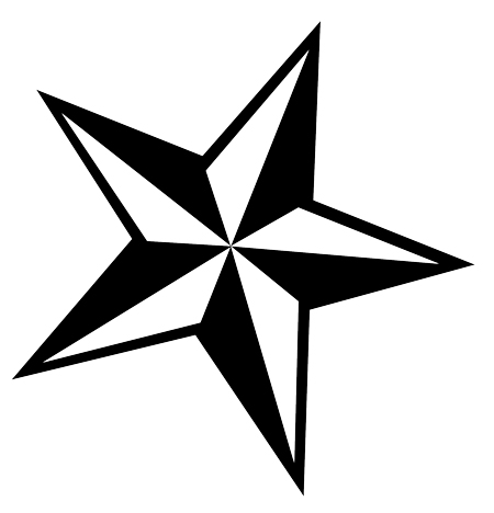 Nautical Star Tattoo Design