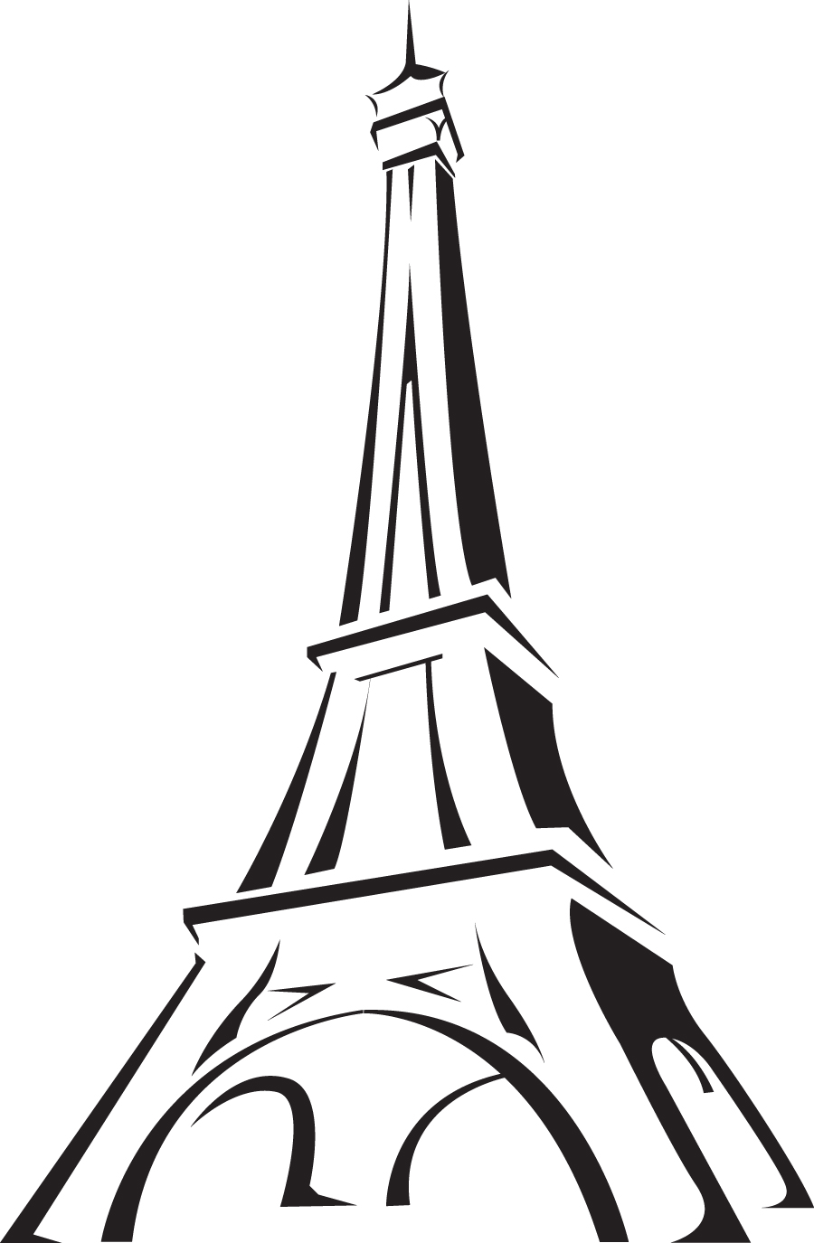 Pics For > Eiffel Tower Cute Cartoon