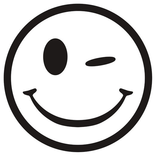 Wink Happy Face Clipart - Free to use Clip Art Resource