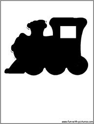 Train clipart silhouette